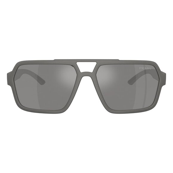 New PRADA LINEA ROSSA Grey Aviator PSA06S 16X-7W1 Sunglasses Women - Picture 2 of 6